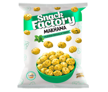 SNACK FACTORY ROASTED MAKHANA PUDINA MASALA